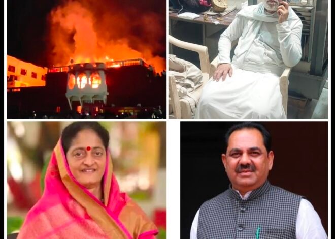 वाडी संस्थानला मोठी आग, आग विझवताना हिंदू मुस्लिम ऐक्याचे दर्शन…  भीषण आगीत देव शाबूत राहिले, मंदिर काही दिवस राहणार बंद…