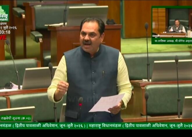 अमळनेरच्या वाडी संस्थानचा तातडीने तीर्थक्षेत्र विकासच्या माध्यमातून प्रस्ताव शासनाकडे मागवा , आमदार अनिल पाटील यांनी वाडी संस्थानच्या आगीबाबत सभागृहात वेधले शासनाचे लक्ष