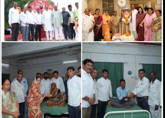 स्व. अजितदादा पवार यांच्या जयंतीनिमित्त अमळनेर मतदारसंघात शाखा उदघाटनाचा शुभारंभ , राष्ट्रवादी काँग्रेसतर्फे ‘जनसेवा सप्ताह’ निमित्त महापुरुषांच्या पुतळ्यास माल्यार्पण