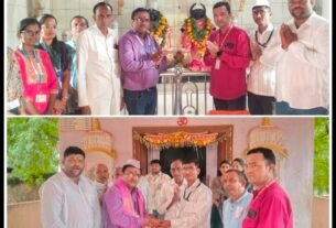 भडणेत आषाढी एकादशीनिमित्त तहसीलदार नितीन कुमार देवरे यांच्या हस्ते महाआरती; विठ्ठल चरणी शेतकऱ्यांच्या समृद्धीसाठी साकडे