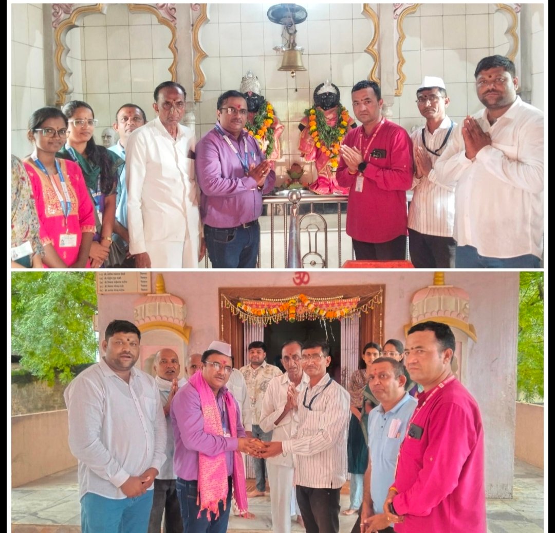 भडणेत आषाढी एकादशीनिमित्त तहसीलदार नितीन कुमार देवरे यांच्या हस्ते महाआरती; विठ्ठल चरणी शेतकऱ्यांच्या समृद्धीसाठी साकडे