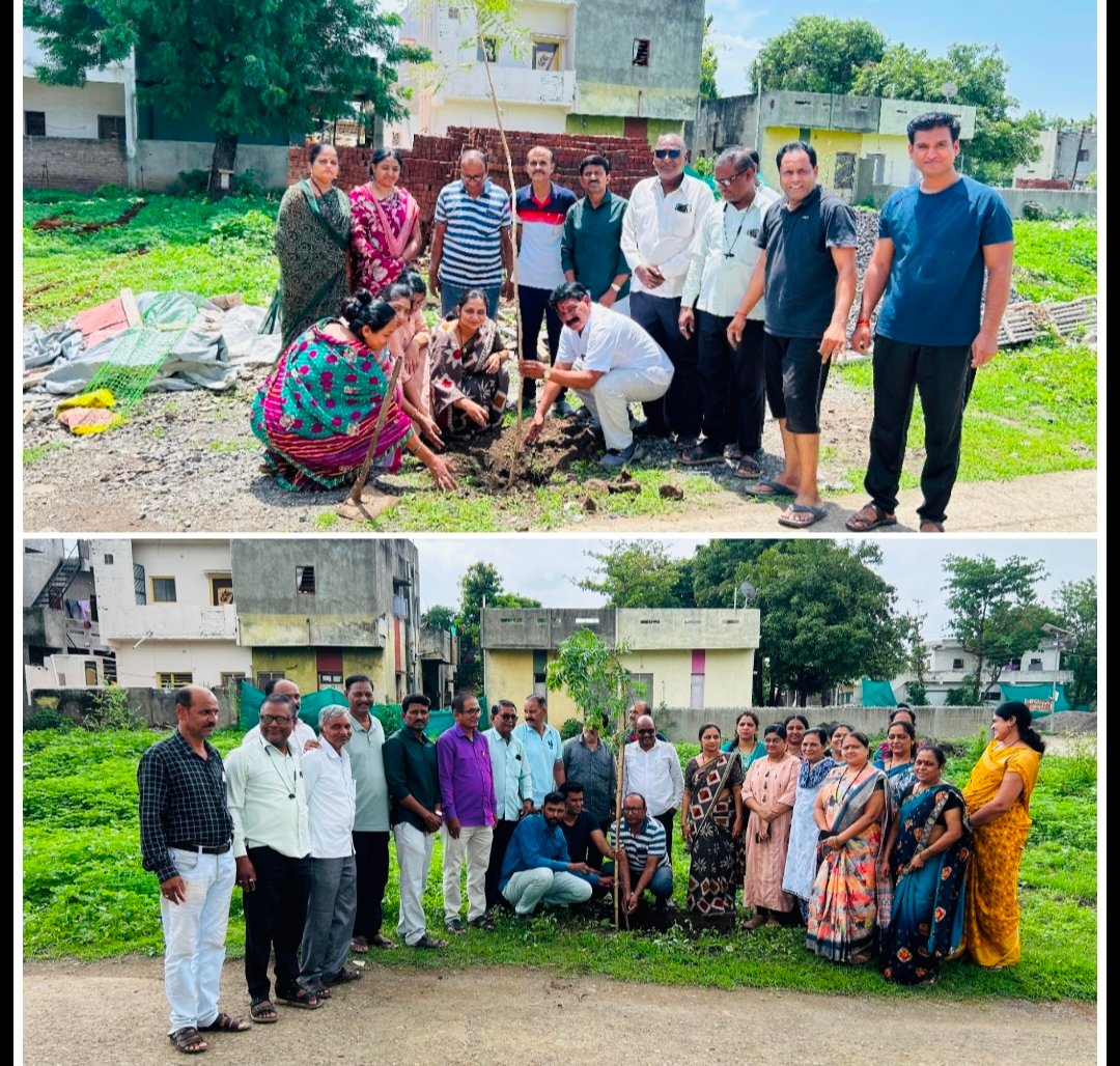 द्वादशीच्या पावन मुहूर्तावर महात्मा फुले कॉलनीत वृक्षारोपण; पर्यावरण संवर्धनाचा घेतला संकल्प , नगरसेवक प्रविण (राजूदादा) फाफोरेकर व नगरसेविका योगिता पाटील यांच्या हस्ते वृक्षारोपण; नागरिकांचा उत्स्फूर्त सहभाग