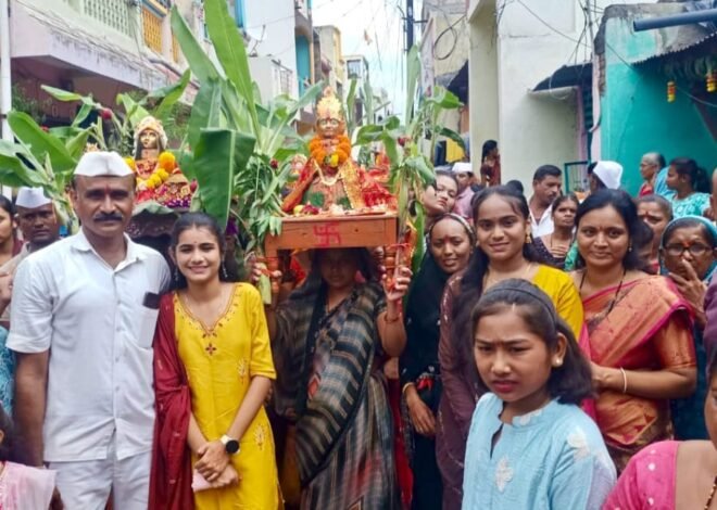 धरणगावात कानुबाई मातेचा उत्सव थाटा – माटात संपन्न !…  ,खान्देशाची कुलदैवत कानुबाई माता : शिवाजी देशमुख ( उपाध्यक्ष – माळी समाज )