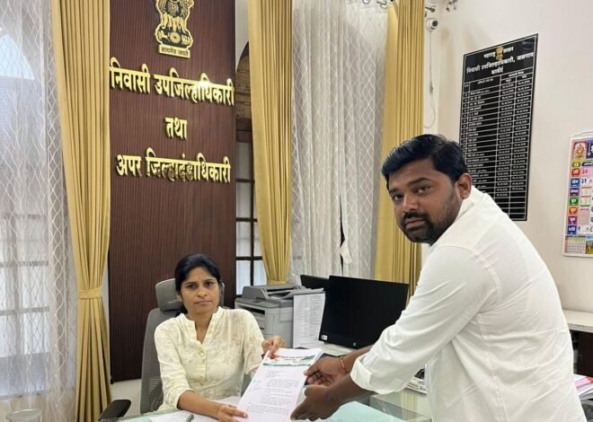 प्रभाग १६ मध्ये नाला अरुंद झाला, पुराचा धोका वाढला! अतिक्रमणाविरोधात भूषण भदाणे आक्रमक