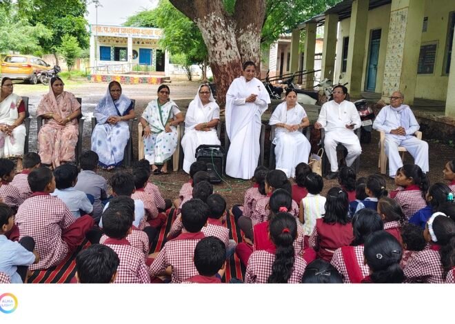 देवगाव देवळीला विद्यार्थ्यांनी घेतली नशामुक्त भारताची शपथ; ब्रह्माकुमारींच्या प्रेरणादायी मार्गदर्शनाने जनजागृतीचा जागर