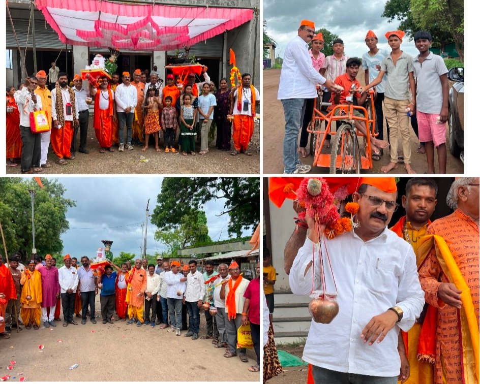एकतेच्या भक्तिभावाने निनादली अमळनेरची कावड यात्रा!,  सर्वपक्षीय पदाधिकारी, विविध संघटनांचे कार्यकर्ते व हजारो शिवभक्तांचा उत्स्फूर्त सहभाग; श्री. वर्णेश्वर महादेव मंदिर संस्थानच्या परंपरेला भव्य स्वरूप