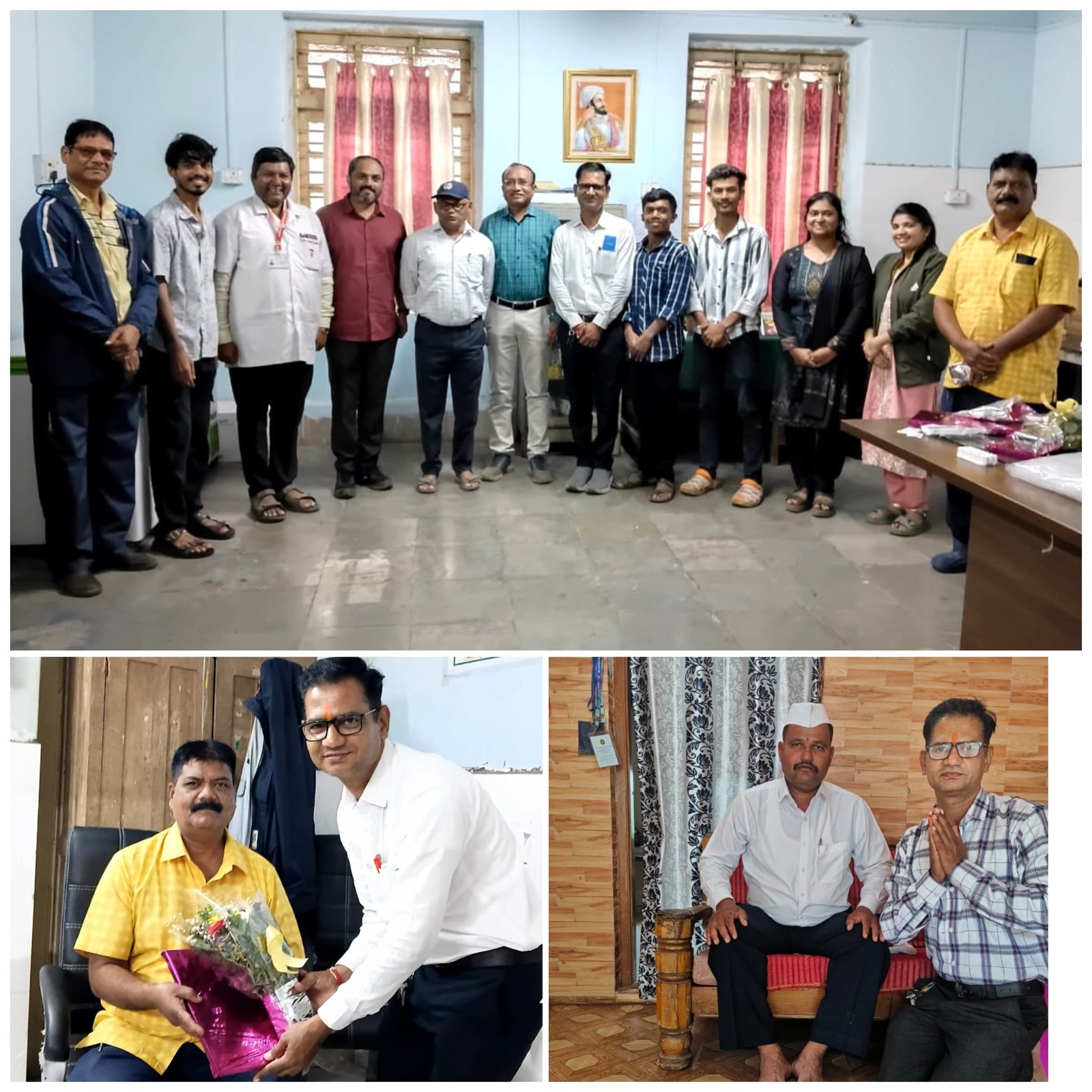 गुरूवंदनेतून व्यक्त झाला कृतज्ञतेचा भाव; जिल्हा पशुवैद्यकीय सर्व चिकित्सालय, नाशिक येथे गुरुपौर्णिमा उत्साहात साजरी