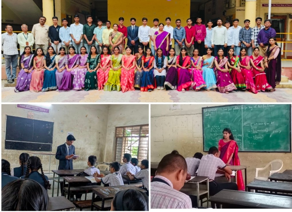 विद्यार्थी बनले शिक्षक; शाळेची धुरा सांभाळत शिकविले धडे!, ए.टी. झांबरे विद्यालयात अनोखा स्वयंशासन दिन; पालकांनीही घेतली ‘एक दिवस शिक्षक’ होण्याची भूमिका