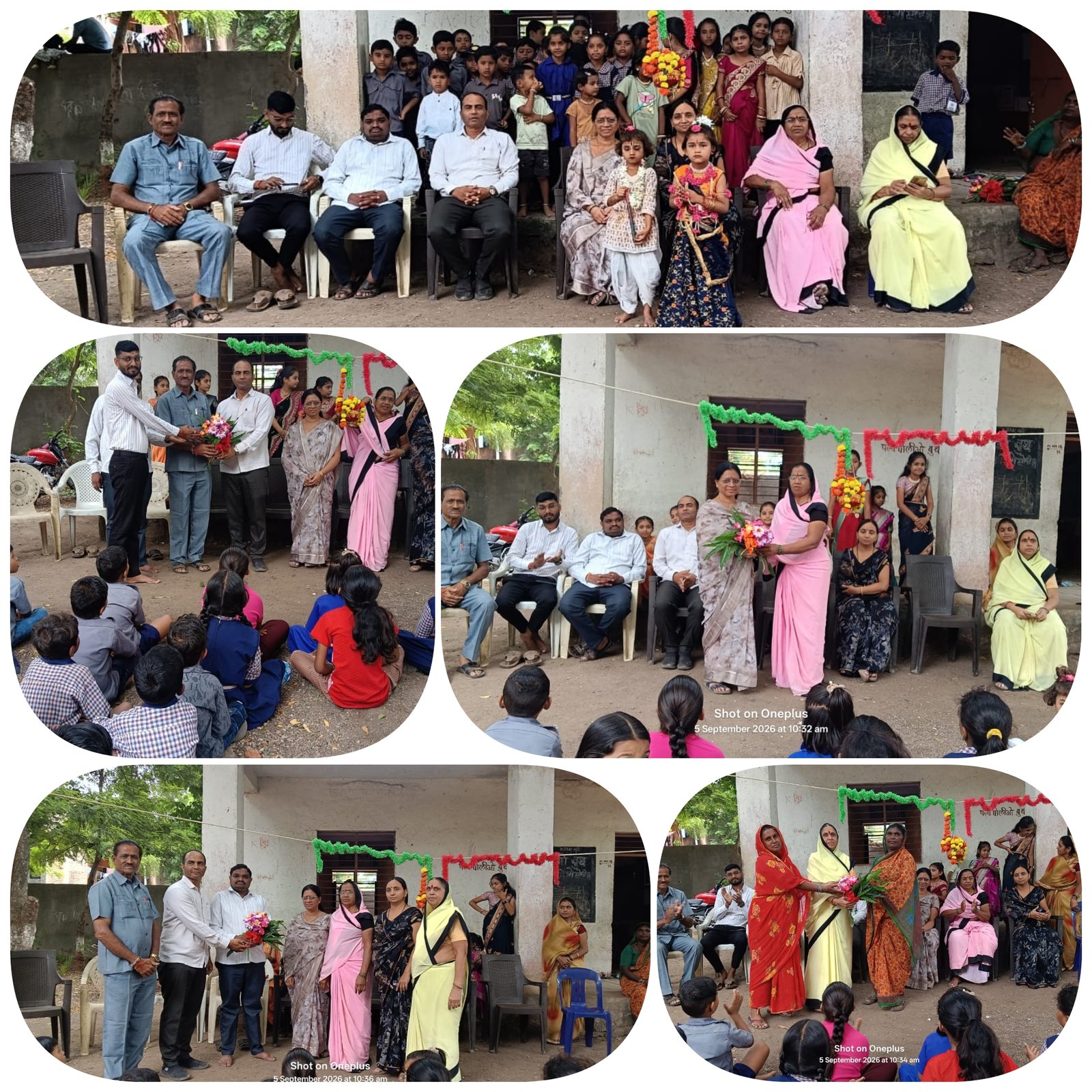 शिक्षक दिन व दहीहंडीचा ‘दुग्ध-शर्करा’ योग! , रामेश्वर खुर्द येथे शिक्षक दिनासह गोपाळ काल्याचा उत्साह; विद्यार्थ्यांमध्ये शिक्षणासोबत भक्ती, संस्कार व माणुसकीची पेरणी